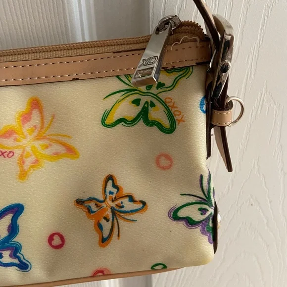 Y2K Xoxo shoulder bag with butterflies - Picture 2 of 7